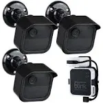 All New Blink Outdoor 4th Gen Camera Mounting Brackets,3 Pack Weatherproof Protective Housing and 360 Degree Adjustable with Sync Module Wall Mount (Blink Camera is Not Included)