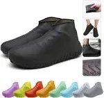 Nirohee Silicone Shoes Covers, Shoe Covers, Rain Boots Reusable Easy to Carry for Women, Men, Kids.