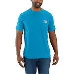 Carhartt mens Force Relaxed Fit Midweight Short-Sleeve Pocket T-Shirt