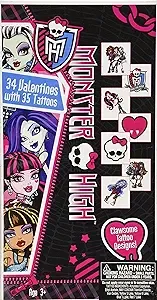 Monster High 34 Valentines with 35 Tattoos