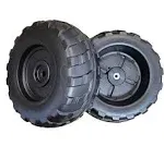 Peg Perego Gator XUV Front Wheels Black