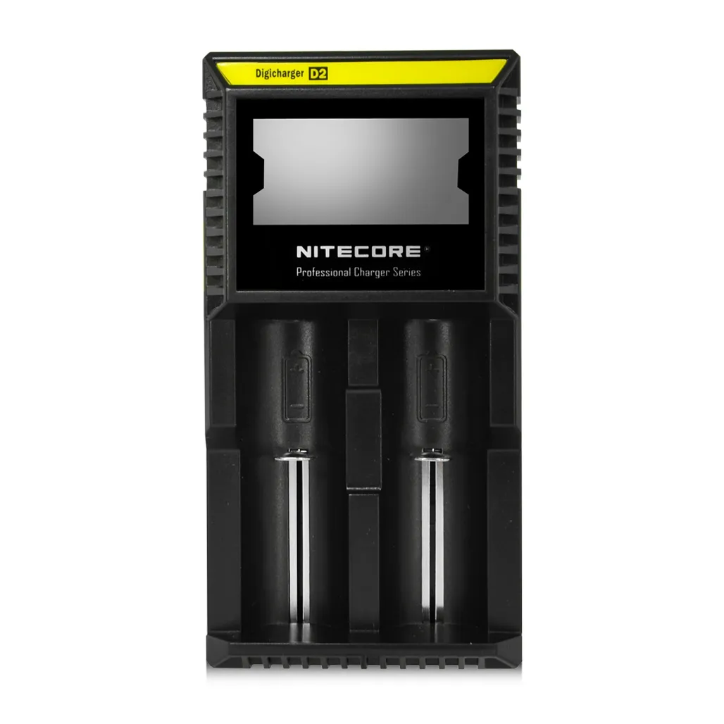 Nitecore D2 2 Channel Digital Battery Charger, Size: One Size