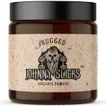 Johnny Slicks Rugged Oil Based Pomade - Organic Hair Pomade for Men with Low to Medium Hold - Promotes Healthy Hair Growth and Helps Hydrate Dry Skin