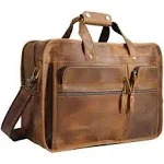 Polare 17'' Full Grain Leather Briefcase