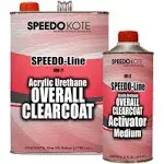 Automotive High Gloss Clear Coat Urethane, SMR-21/25 4:1 Gallon Clearcoat Kit