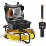 VEVOR Sewer Camera Pipe Inspection Camera 9-inch 720p Screen Pipe Camera 300 ft