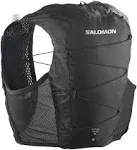 Salomon Active Skin 8 Set Hydration Vest Rucksack Backpack (Active Skin 8 Sets) BLACK/EBONY, Black