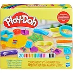 Play-Doh Numbers and Shapes Playset with 17 Tools & 20 Compound Sticks, Kids Arts & Crafts, Preschool Toys, for Girls & Boys, Ages 3+