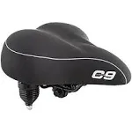 Cloud 9 Cruiser Anatomic Soft Touch Vinyl Bicycle Saddle Seat, Black