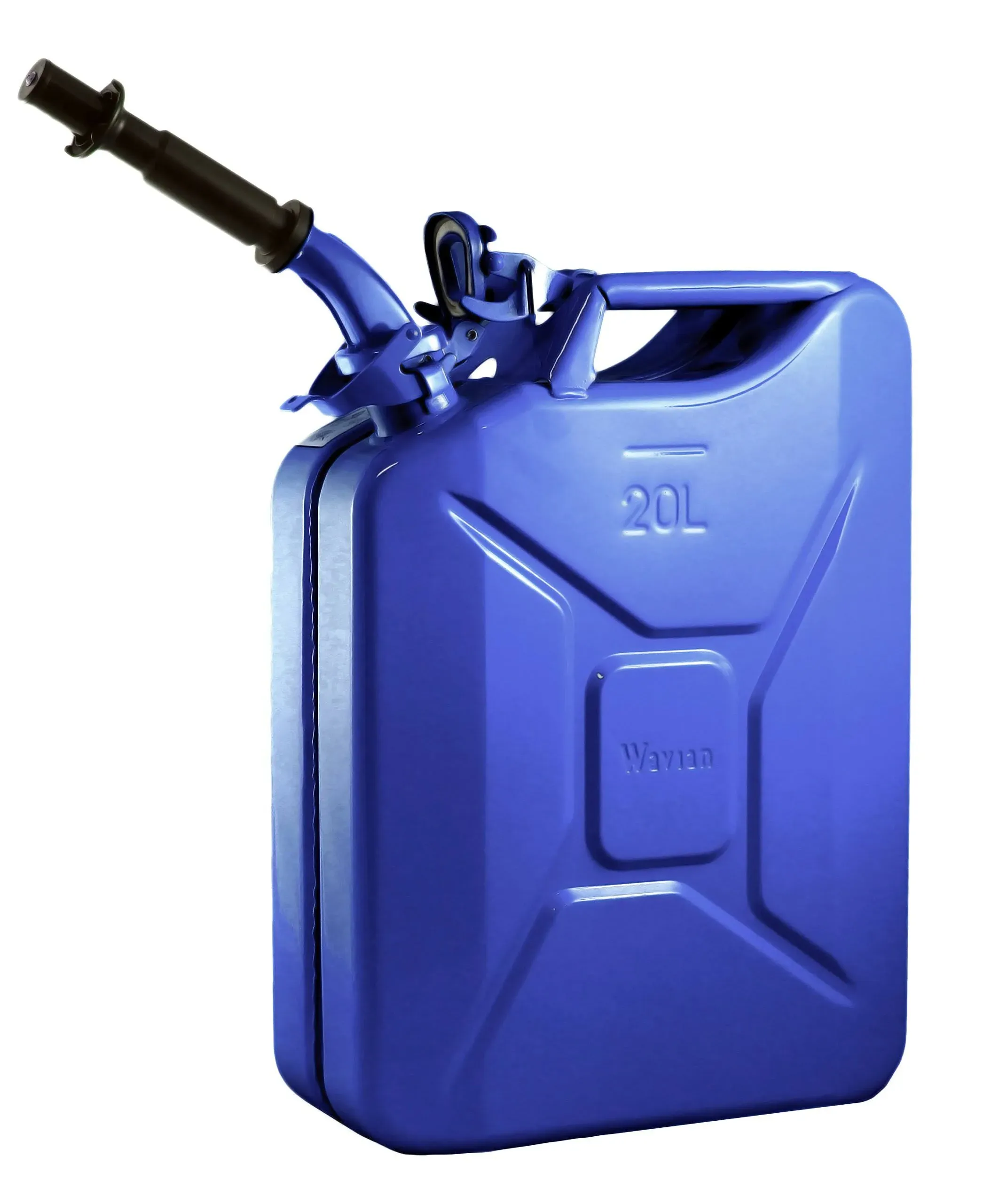 Wavian Steel Jerry Can Blue 20 liters 20L / 5 Gallon NATO Military Spec GJC20BLU