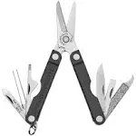 Leatherman Micra, Keychain Multi-Tool with Grooming Tools, Mini Pocketknife, Navy