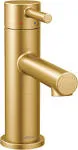 MOEN Align Single Hole Single-Handle Bathroom Faucet in Brushed Gold 6190BG