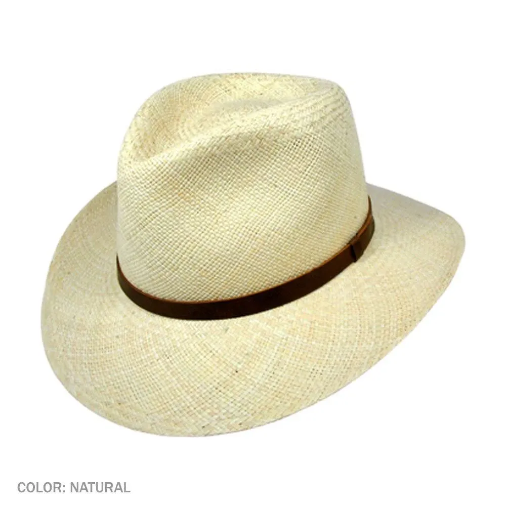 Jaxon Hats Men's Panama Straw Outback Hat