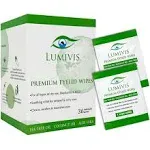 Lumivis Eyelid Eyelash Wipes & Tea Tree Oil - Daily Eye Cleanser, Makeup Remover