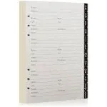 Address Book Refill Pages 648 Contacts (236 Replacement Pages of Addresses, B...