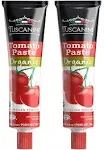 Tuscanini Organic Tomato Paste Tube 4.6oz (2 Pack) Double Concentrate 100 Italian Tomatoes All Natural Non-GMO Kosher 4.6 Ounce (Pack of 2) 2.0