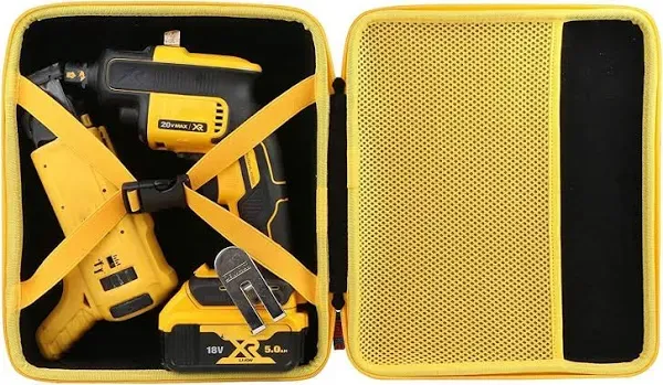 Khanka Hard Case for DeWalt Drywall ScrewGun/Collated Magazine Accessory Fits Model #DCF6201/ DCF620B