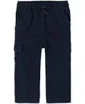 The Children's Place Baby Boys' and Toddler Boys' Pull On Slim Cargo Pants