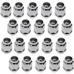 Dorman 711-265 Wheel Nut Chrome Acorn Bulge Seat 1/2-20 Compatible with Select Models, 20 Pack, Medium