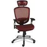 Union & Scale™ FlexFit™ Hyken Ergonomic Mesh Swivel Task Chair, Maroon (UN59462)