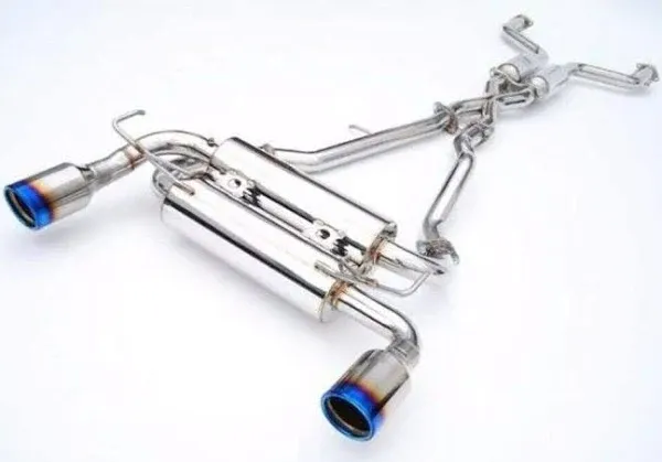 Invidia HS02N3ZGID Gemini Cat-Back Exhaust System with Titanium Rolled Tip for ...