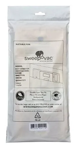 SVB 5 pk of Replacement Bags & 1 Filter