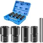 13-Piece Impact Bolt Nut Remover Set, Designed for Removal of Damaged Bolts And