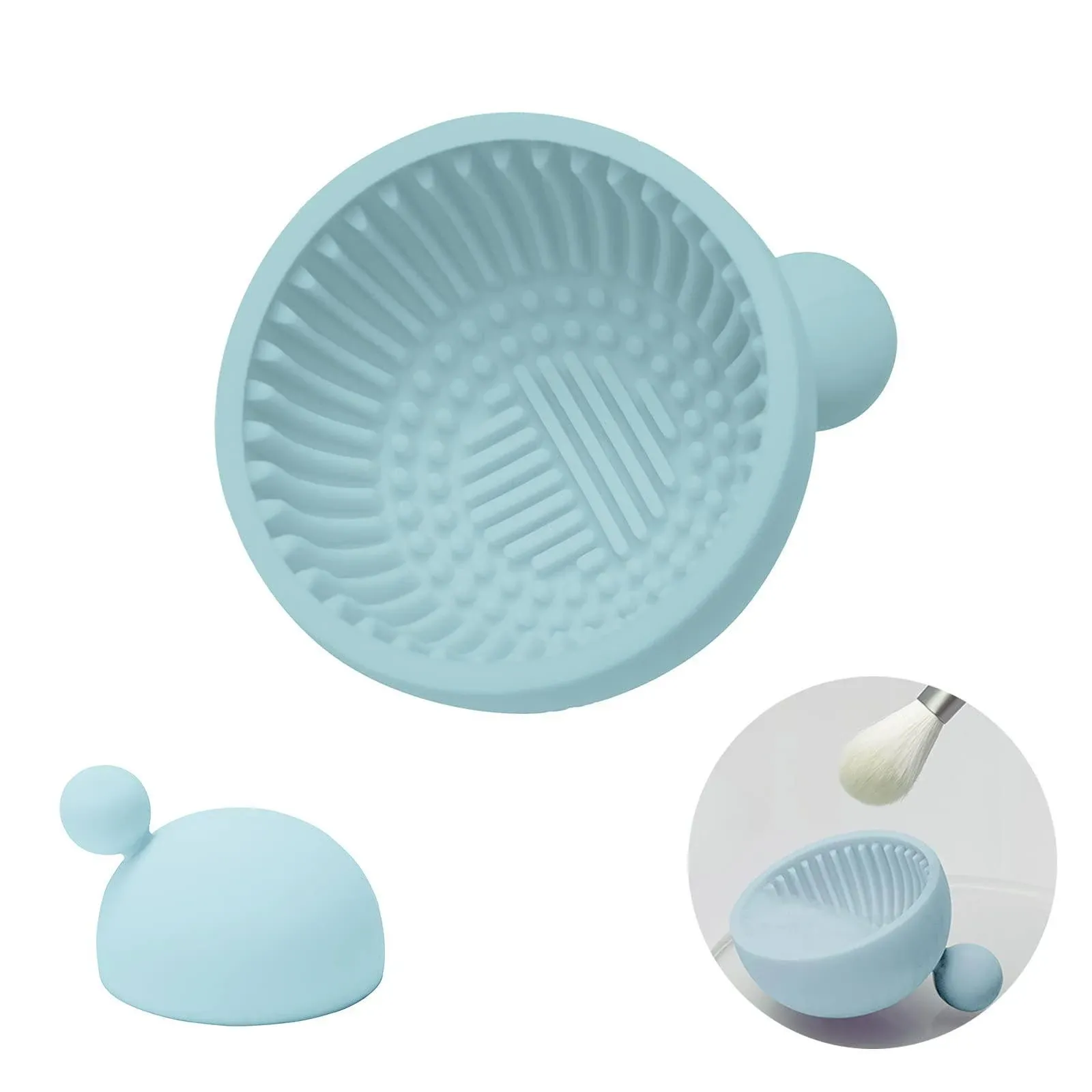 Asion Pubcontti Makeup Brush Cleaner Matsilicone Make Up Cleaning Brush Scrubber ...