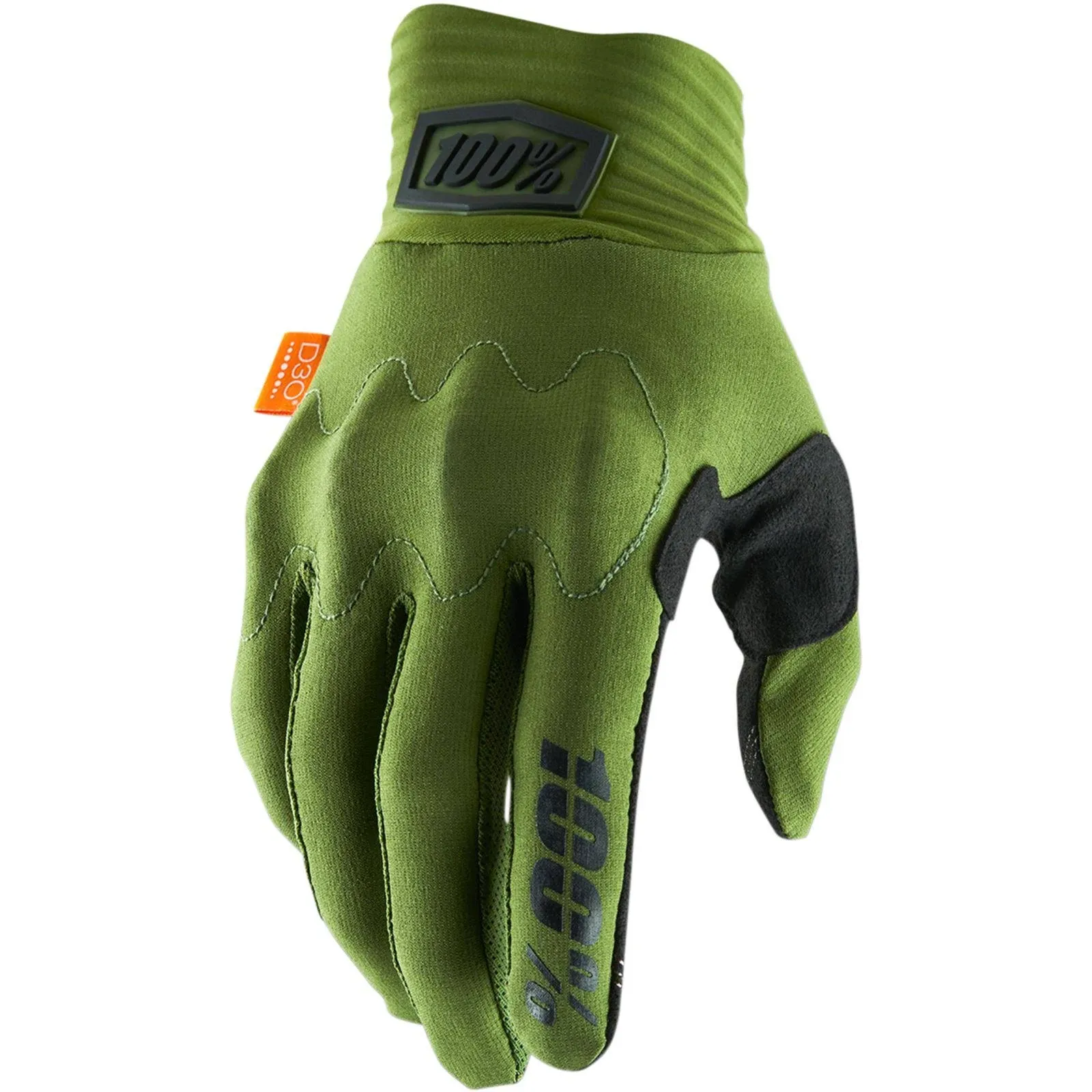 100% Cognito D30 Protection Enhanced Motocross Gloves - MX, Dirt Bike & Powersport Riding Gear with Extra Knuckle Gaurds