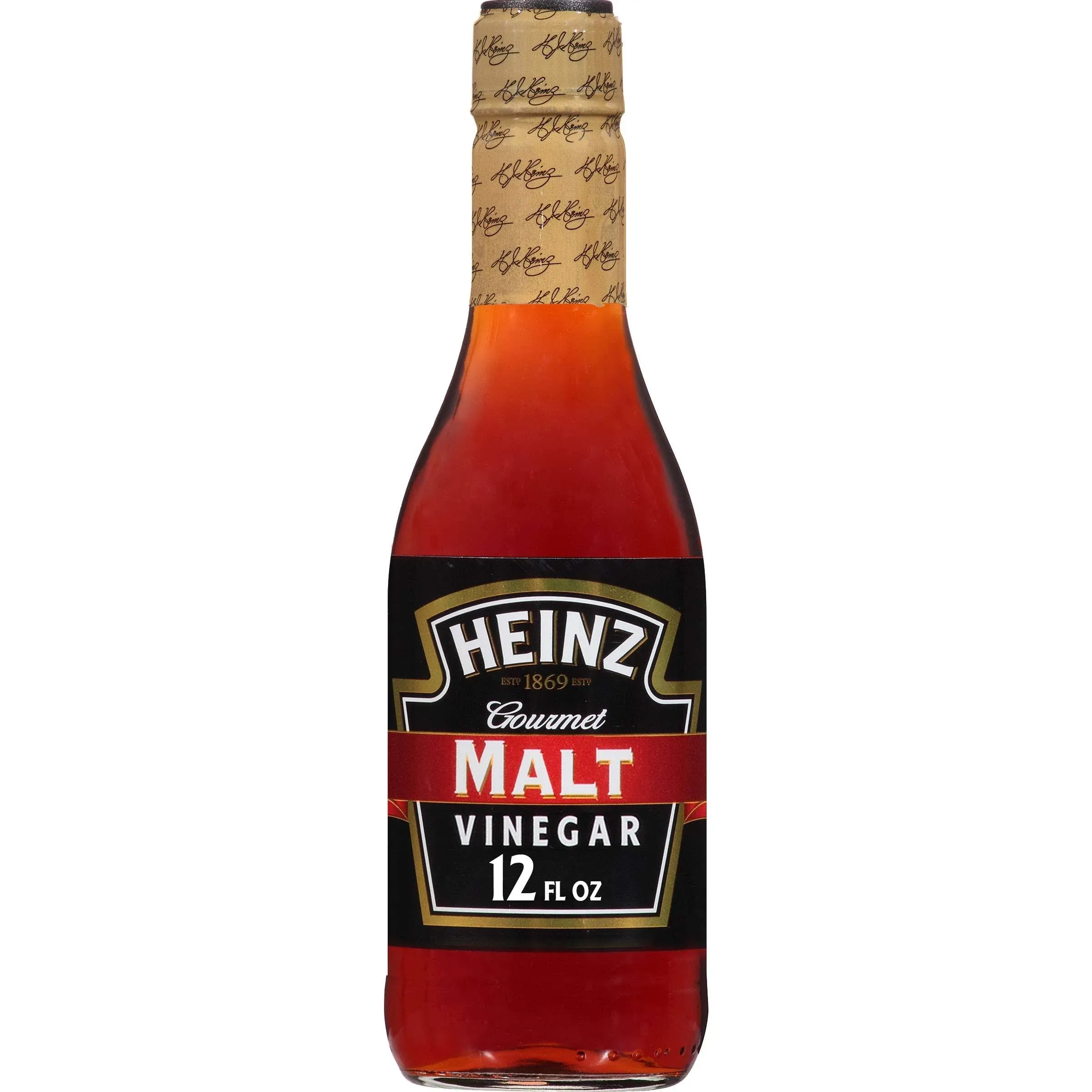 Heinz Gourmet Malt, Vinegar, 12 fl oz