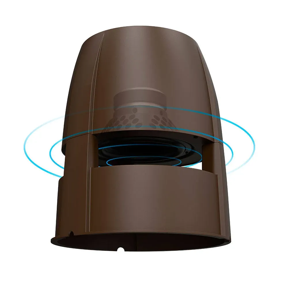 OSD Bom4.1.2 8 inch Bluetooth Outdoor Powered Subwoofer, Built in Amp w/ 4X 60W Speaker Outputs, Bronze