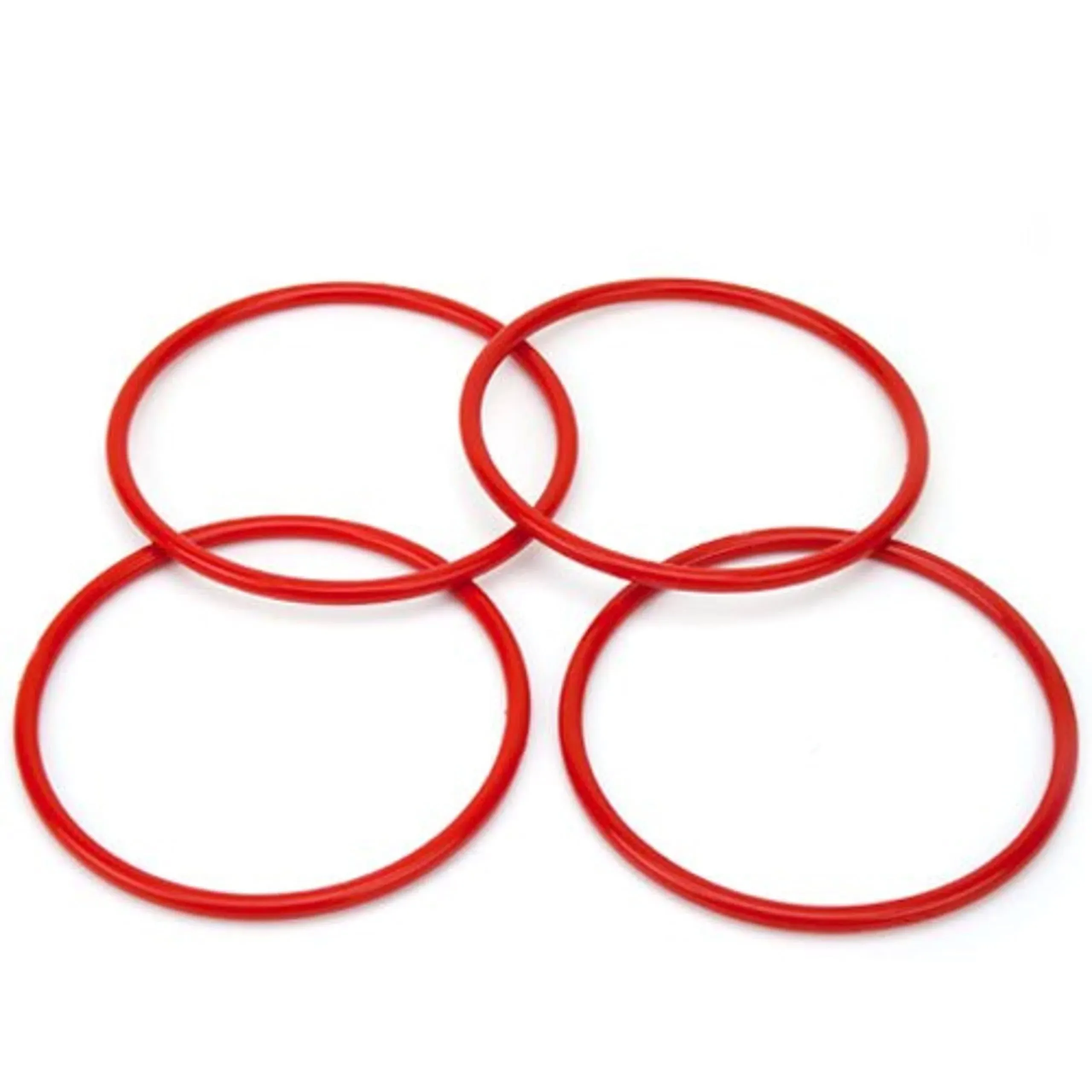 4-Pack Large Ring Toss Rings - Indoor and Outdoor Gaming Accessories - Extra Tossing Game Pieces for Parties, Carnivals, Barbecues, Reunions, and Family Fun for and Adults