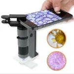 Carson MP-250 MicroFlip 100x-250x LED and UV Lighted Pocket Microscope