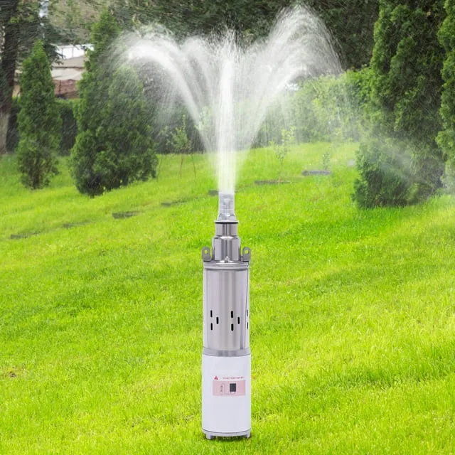 12v 180w Solar Power Water Pump Submersible Farm Deep Pump Stainless Steel