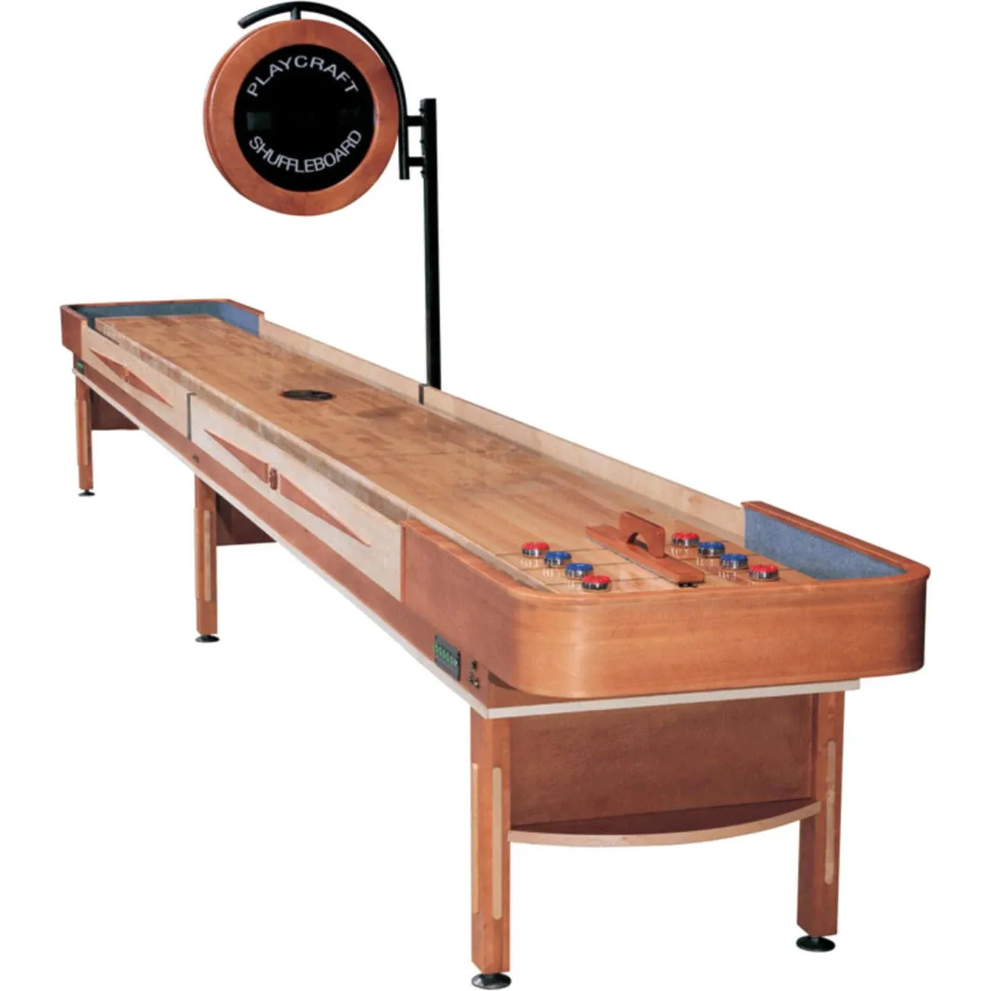 Playcraft Telluride HoneyShuffleboard Table with optional Overhead Electronic Scoring