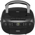 Jensen CD-550 Portable Stereo Cassette Recorder & CD Player with AM-FM Radio