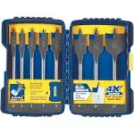 SUPLUS 8-Piece Assorted Wood boring Spade Drill Bit Set W/ Case DeWalt Milwaukee