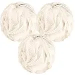 MainBasics Seaweed Infused Bath Shower Loofah Sponge Pouf Body Wash Scrubber (Set of 3)