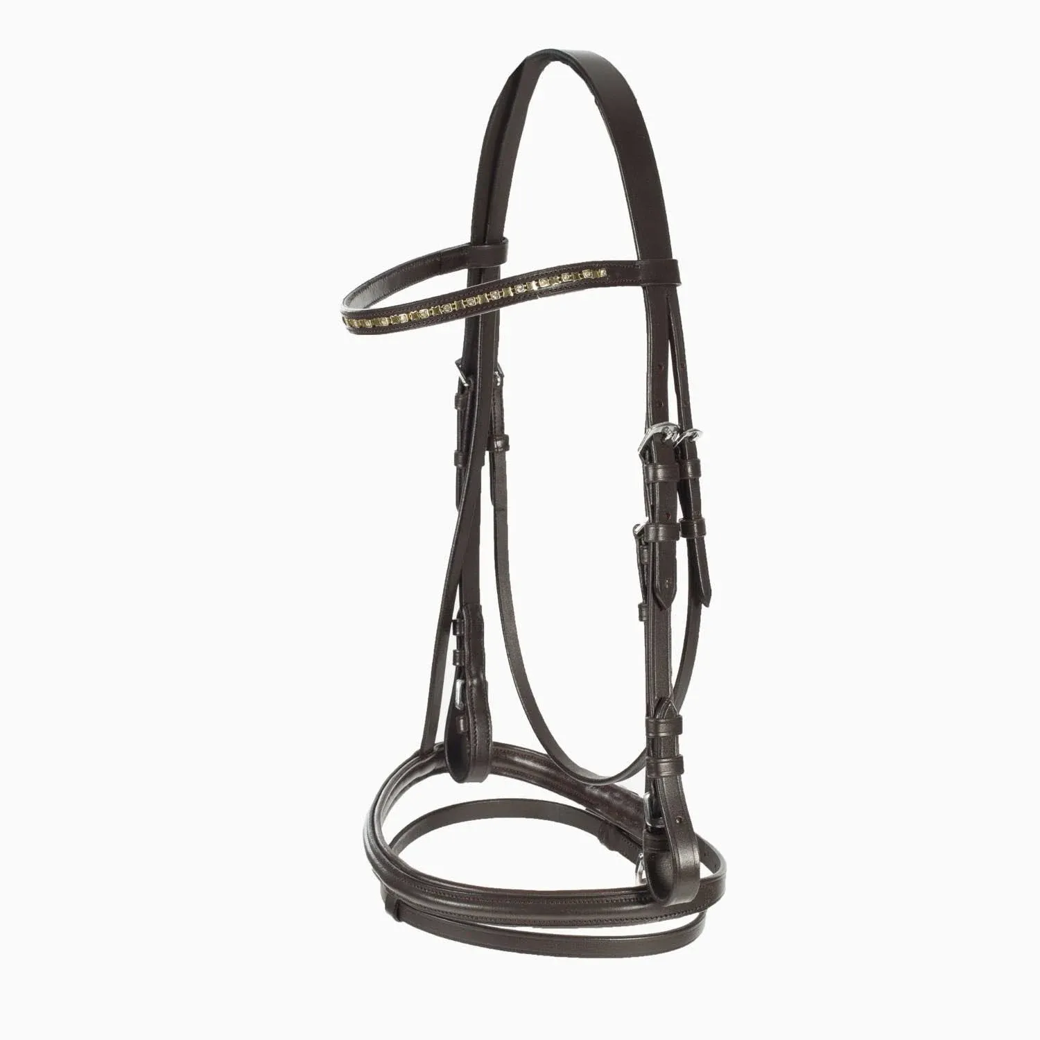 Horze Weston Flash Bridle - Brown