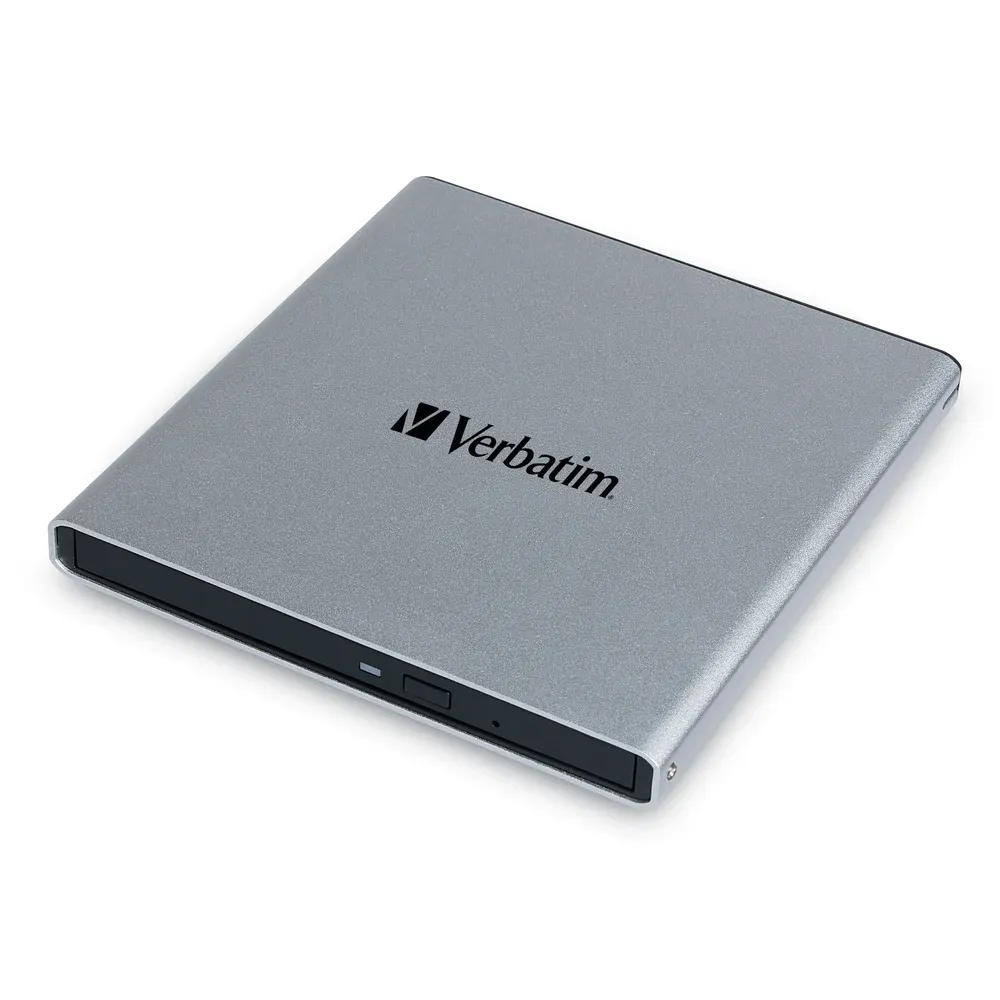 Verbatim External CD DVD Blu-ray Writer USB 3.0 M-Disc Ready - Movie playback requires playback software (not included)