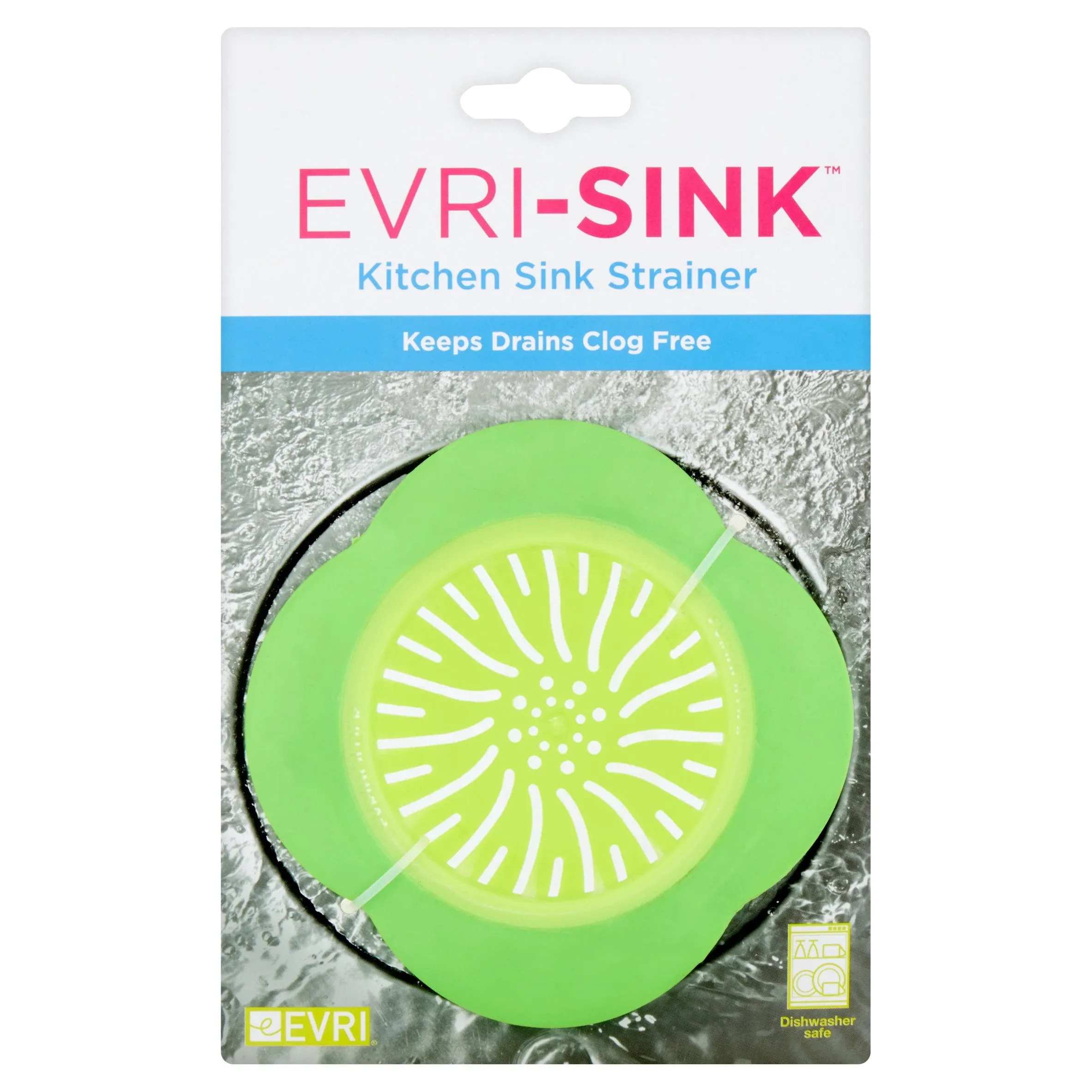 Evri-Sink Sink Strainer with Large Wide Rim, Tool for Kitchen Sinks, Fits Most