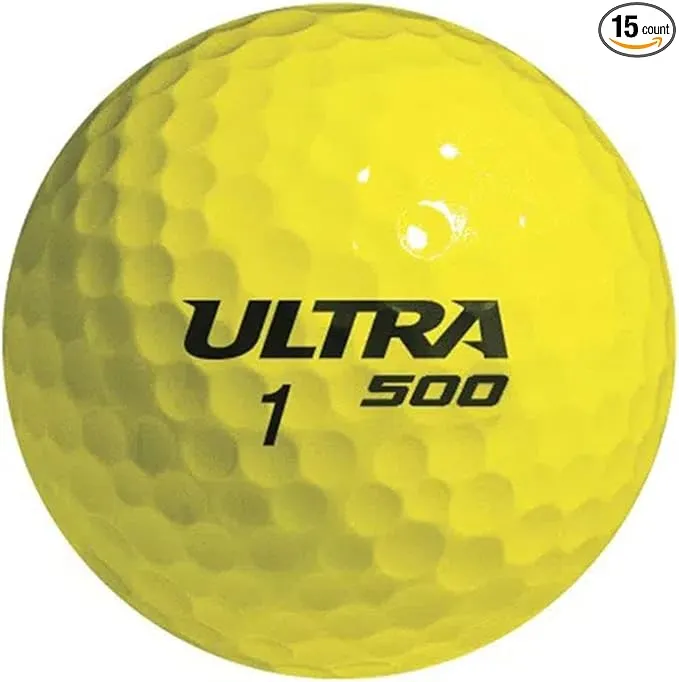 Brand New Wilson Ulra 500 DISTANCE - 15 Pack Golf Balls NEW IN BOX