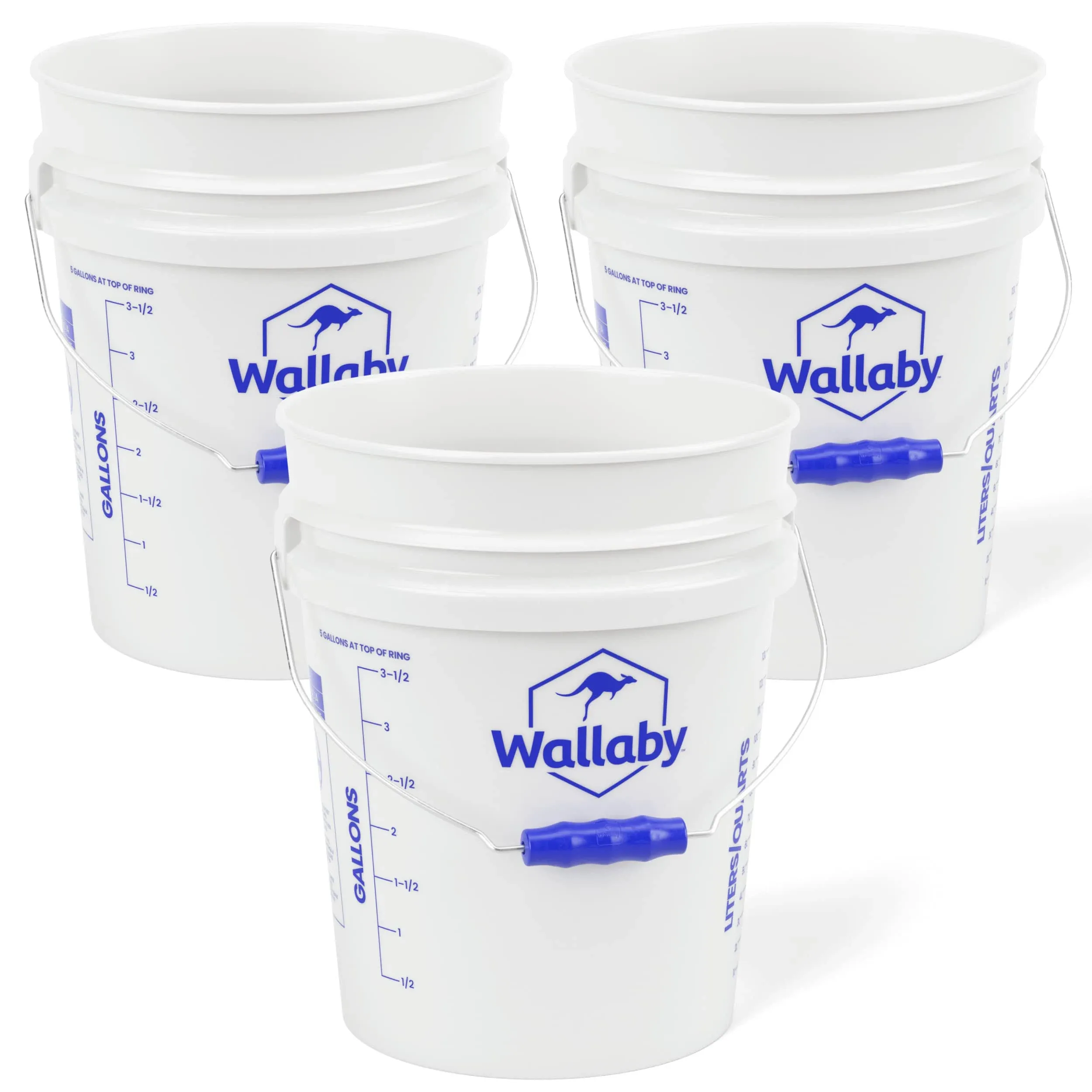 Food-Grade Bucket, White / 3X Bucket