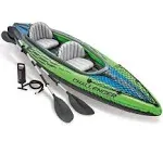 Intex Challenger K2 Kayak, 2-Person Inflatable Kayak Set with Aluminum Oars A. 68306