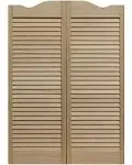 AWC Dixieland Louvered Cafe Door