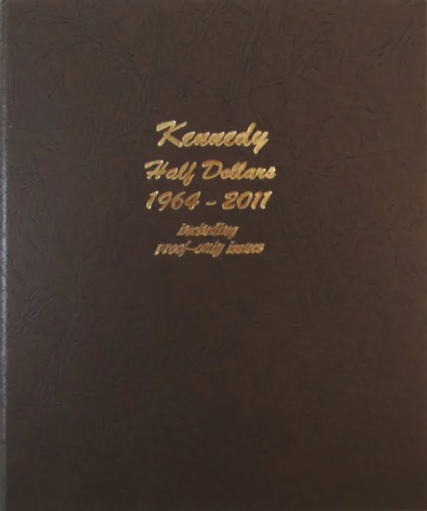 Dansco Album 8166: Kennedy Half Dollars w/ Proofs, 1964-2011