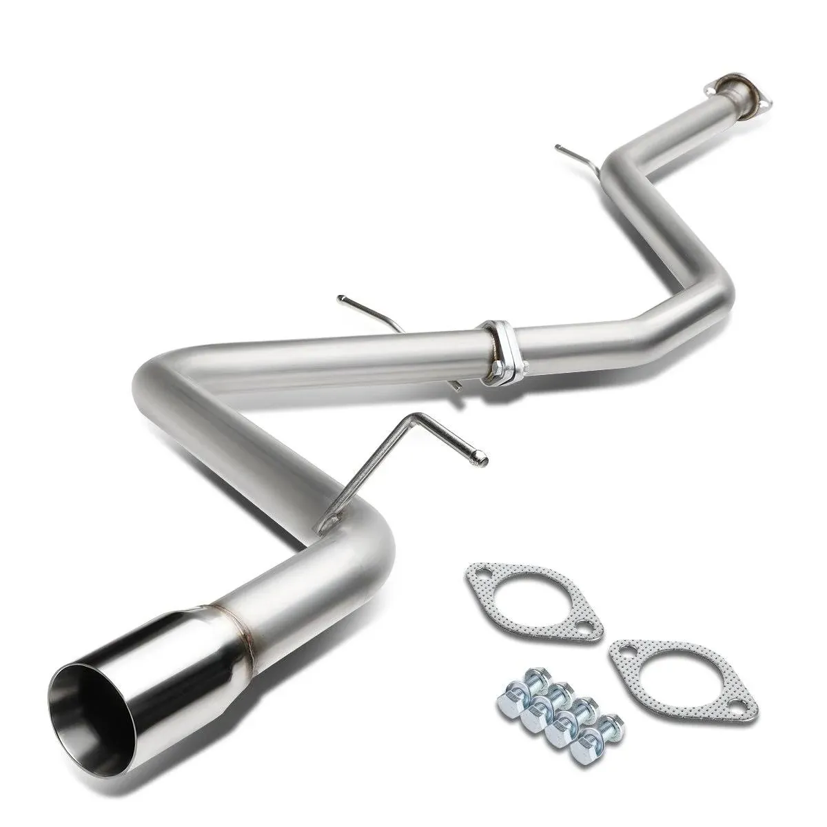 DNA MOTORING CBE-SIM Muffler CatBack Exhaust System [Compatible with 16 Scion/17 Corolla iM]