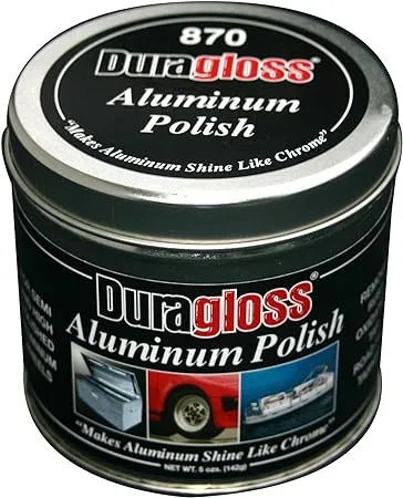 Duragloss 870 Cotton Wadding Aluminum Polish - 5 oz. Auto Aluminum &amp; Chrome 