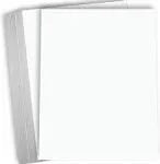 Thick White Cardstock Paper 8 1/2 x 11" Blank Heavy Weight 80 lb Cover Card Stock for