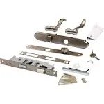 Larson 5035246 Brushed Nickel Silver Zinc Mortise Latch